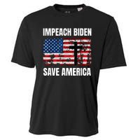 Impeach Biden Save America Pro America Anti Biden Impeach Cooling Performance Crew T-Shirt