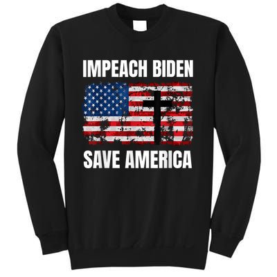 Impeach Biden Save America Pro America Anti Biden Impeach Sweatshirt