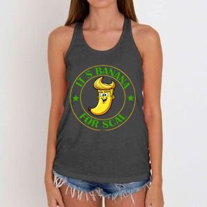 ItS Bananas Starship Trump Banana For Scales Women's Knotted Racerback Tank