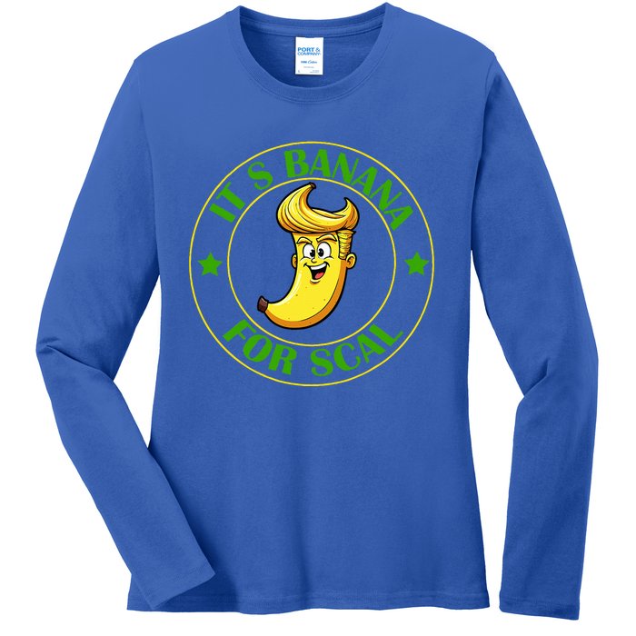 ItS Bananas Starship Trump Banana For Scales Ladies Long Sleeve Shirt