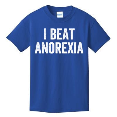 I Beat Survived Anorexia Awareness Survivor Gift Kids T-Shirt