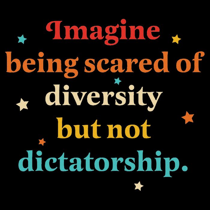 Imagine Being Scared Of Diversity But Not Dictatorship 16 in Basic Backpack