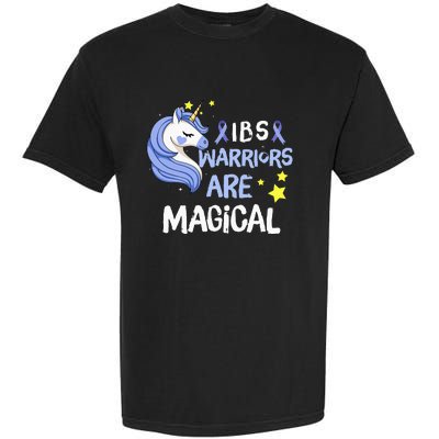 Irritable Bowel Syndrome Warriors Unicorn IBS Periwinkle Garment-Dyed Heavyweight T-Shirt