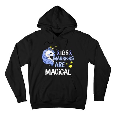 Irritable Bowel Syndrome Warriors Unicorn IBS Periwinkle Hoodie