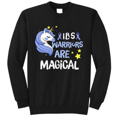 Irritable Bowel Syndrome Warriors Unicorn IBS Periwinkle Sweatshirt