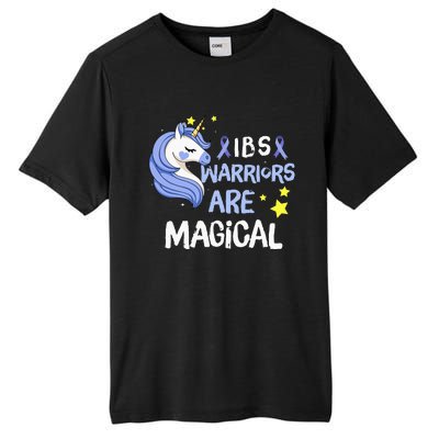 Irritable Bowel Syndrome Warriors Unicorn IBS Periwinkle Tall Fusion ChromaSoft Performance T-Shirt