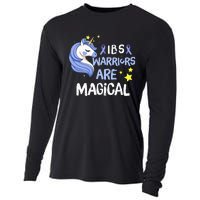 Irritable Bowel Syndrome Warriors Unicorn IBS Periwinkle Cooling Performance Long Sleeve Crew