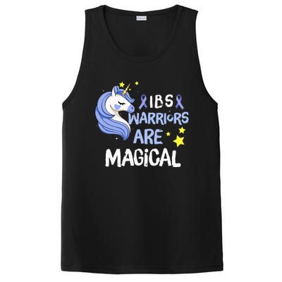 Irritable Bowel Syndrome Warriors Unicorn IBS Periwinkle PosiCharge Competitor Tank