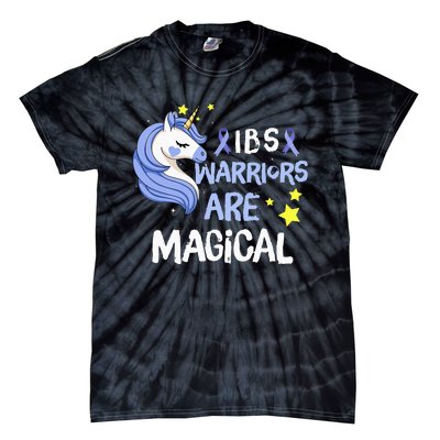 Irritable Bowel Syndrome Warriors Unicorn IBS Periwinkle Tie-Dye T-Shirt