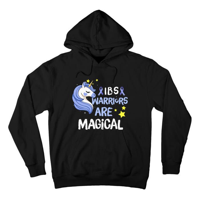 Irritable Bowel Syndrome Warriors Unicorn IBS Periwinkle Tall Hoodie