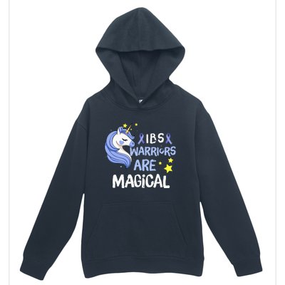 Irritable Bowel Syndrome Warriors Unicorn IBS Periwinkle Urban Pullover Hoodie