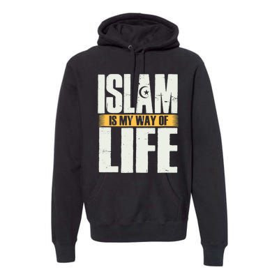 Islam Believe Symbol Muslim Sign Ramadan Religion Gift Premium Hoodie