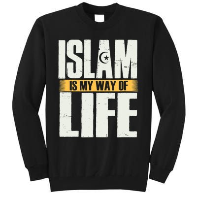 Islam Believe Symbol Muslim Sign Ramadan Religion Gift Tall Sweatshirt