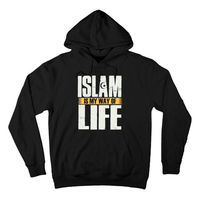 Islam Believe Symbol Muslim Sign Ramadan Religion Gift Tall Hoodie