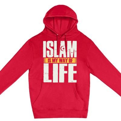 Islam Believe Symbol Muslim Sign Ramadan Religion Gift Premium Pullover Hoodie