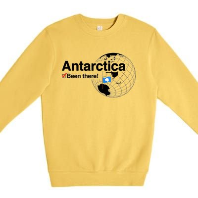 Ive Been There Antarctica Travel Premium Crewneck Sweatshirt