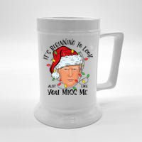 Its Beginning To Look A Lot Like You Miss Me Trump Christmas Beer Stein