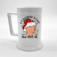 Its Beginning To Look A Lot Like You Miss Me Trump Christmas Beer Stein