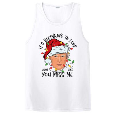 Its Beginning To Look A Lot Like You Miss Me Trump Christmas PosiCharge Competitor Tank