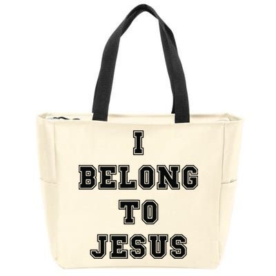 I Belong To Jesus Religious Christian Zip Tote Bag
