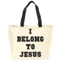 I Belong To Jesus Religious Christian Zip Tote Bag
