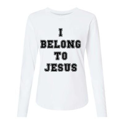 I Belong To Jesus Religious Christian Womens Cotton Relaxed Long Sleeve T-Shirt