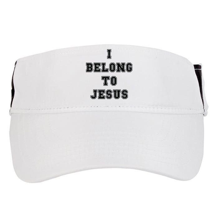 I Belong To Jesus Religious Christian Adult Drive Performance Visor