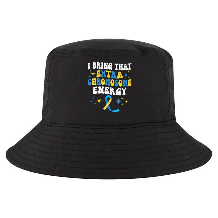 I Bring That Extra Chromosome Energy Down Syndrome Cool Comfort Performance Bucket Hat