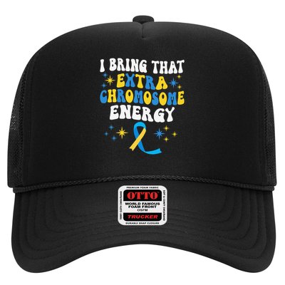 I Bring That Extra Chromosome Energy Down Syndrome Trucker Hat