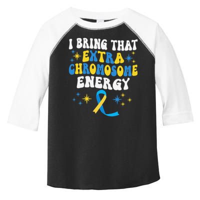 I Bring That Extra Chromosome Energy Down Syndrome Toddler Fine Jersey T-Shirt