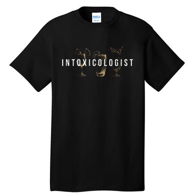 Intoxicologist Bartender Tapster Bartending Bar Pub Owner Tall T-Shirt