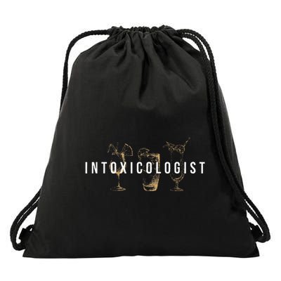 Intoxicologist Bartender Tapster Bartending Bar Pub Owner Drawstring Bag
