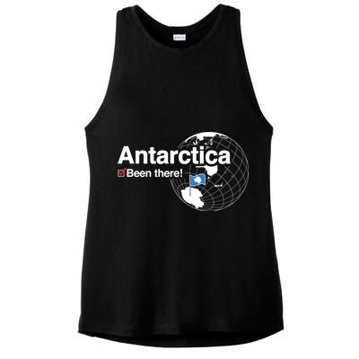 Ive Been There Flag Of Antarctica Ladies PosiCharge Tri-Blend Wicking Tank