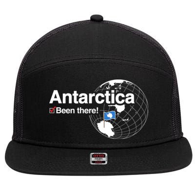 Ive Been There Flag Of Antarctica 7 Panel Mesh Trucker Snapback Hat