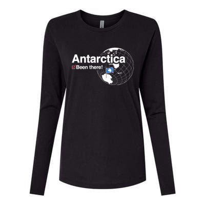 Ive Been There Flag Of Antarctica Womens Cotton Relaxed Long Sleeve T-Shirt