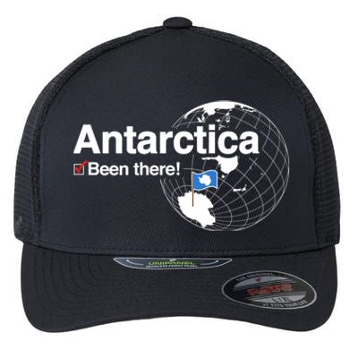 Ive Been There Flag Of Antarctica Flexfit Unipanel Trucker Cap