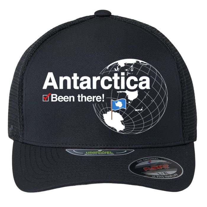 Ive Been There Flag Of Antarctica Flexfit Unipanel Trucker Cap