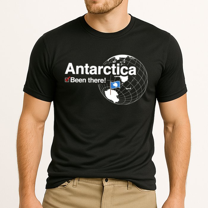 Ive Been There Flag Of Antarctica Cooling Performance Crew T-Shirt