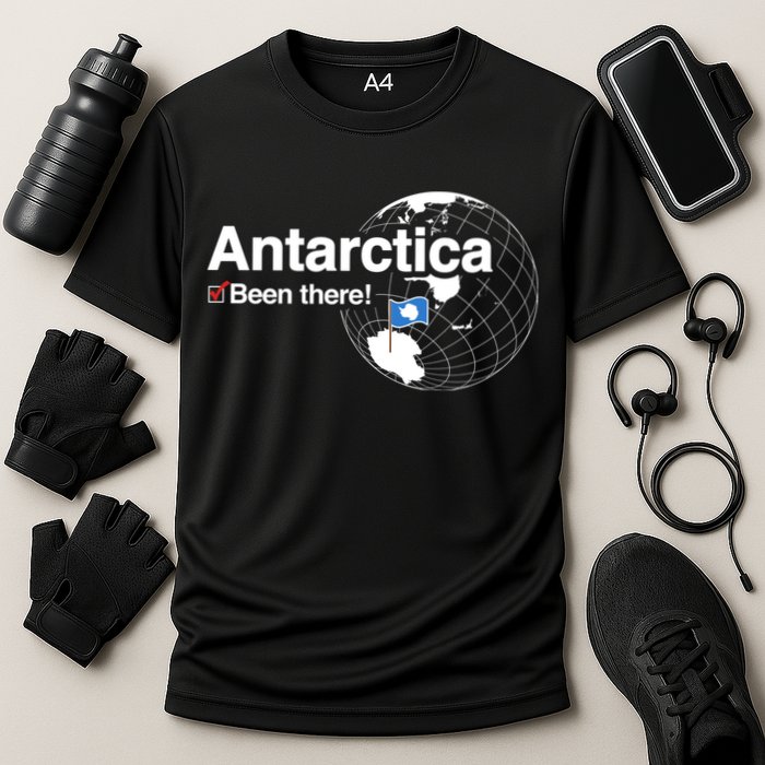 Ive Been There Flag Of Antarctica Cooling Performance Crew T-Shirt