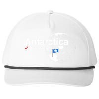 Ive Been There Flag Of Antarctica Snapback Five-Panel Rope Hat