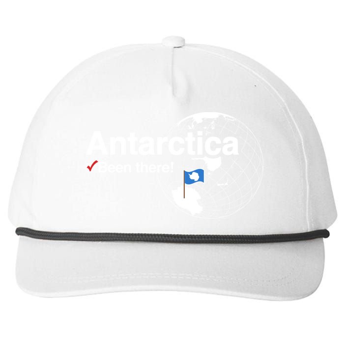 Ive Been There Flag Of Antarctica Snapback Five-Panel Rope Hat