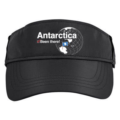 Ive Been There Flag Of Antarctica Adult Drive Performance Visor