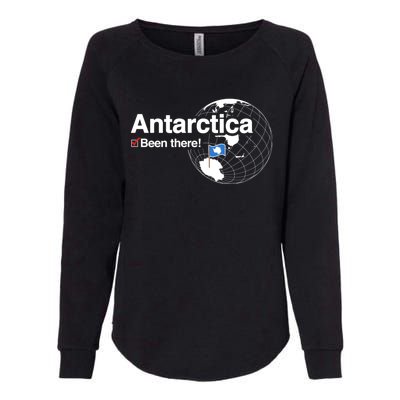 Ive Been There Flag Of Antarctica Womens California Wash Sweatshirt