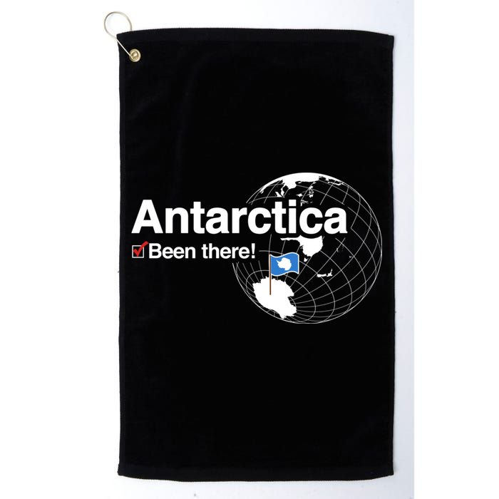 Ive Been There Flag Of Antarctica Golf Towel