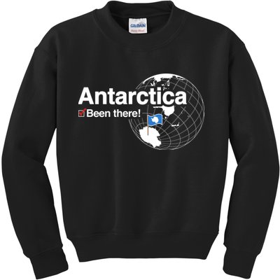 Ive Been There Flag Of Antarctica Kids Sweatshirt