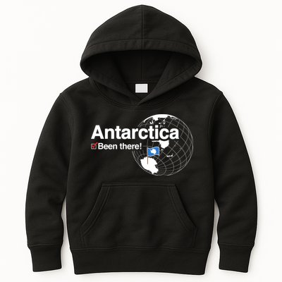 Ive Been There Flag Of Antarctica Kids Hoodie