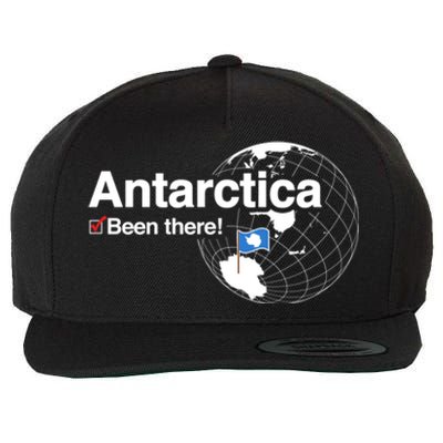 Ive Been There Flag Of Antarctica Wool Snapback Cap