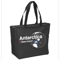 Ive Been There Flag Of Antarctica Zip Tote Bag