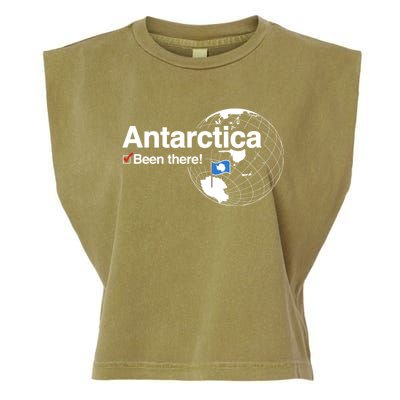 Ive Been There Flag Of Antarctica Garment-Dyed Women's Muscle Tee