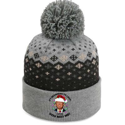 It's Beginning To Look A Lot Like You Miss Me Trump Christmas The Baniff Cuffed Pom Beanie